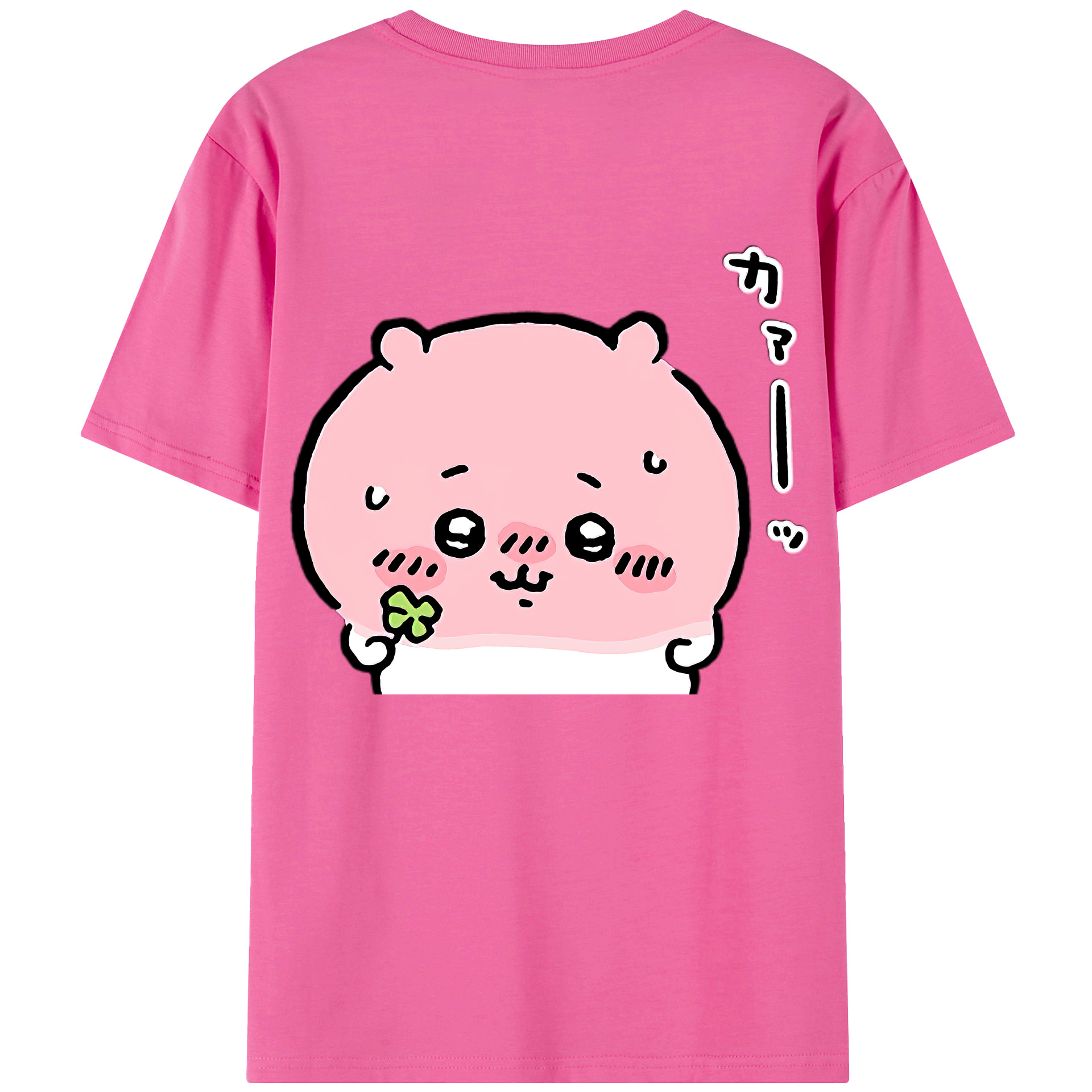 （画像用） ちいかわ ちいかわ Chii-kawa chiikawa レディース半袖Tシャツ(バックプリント)